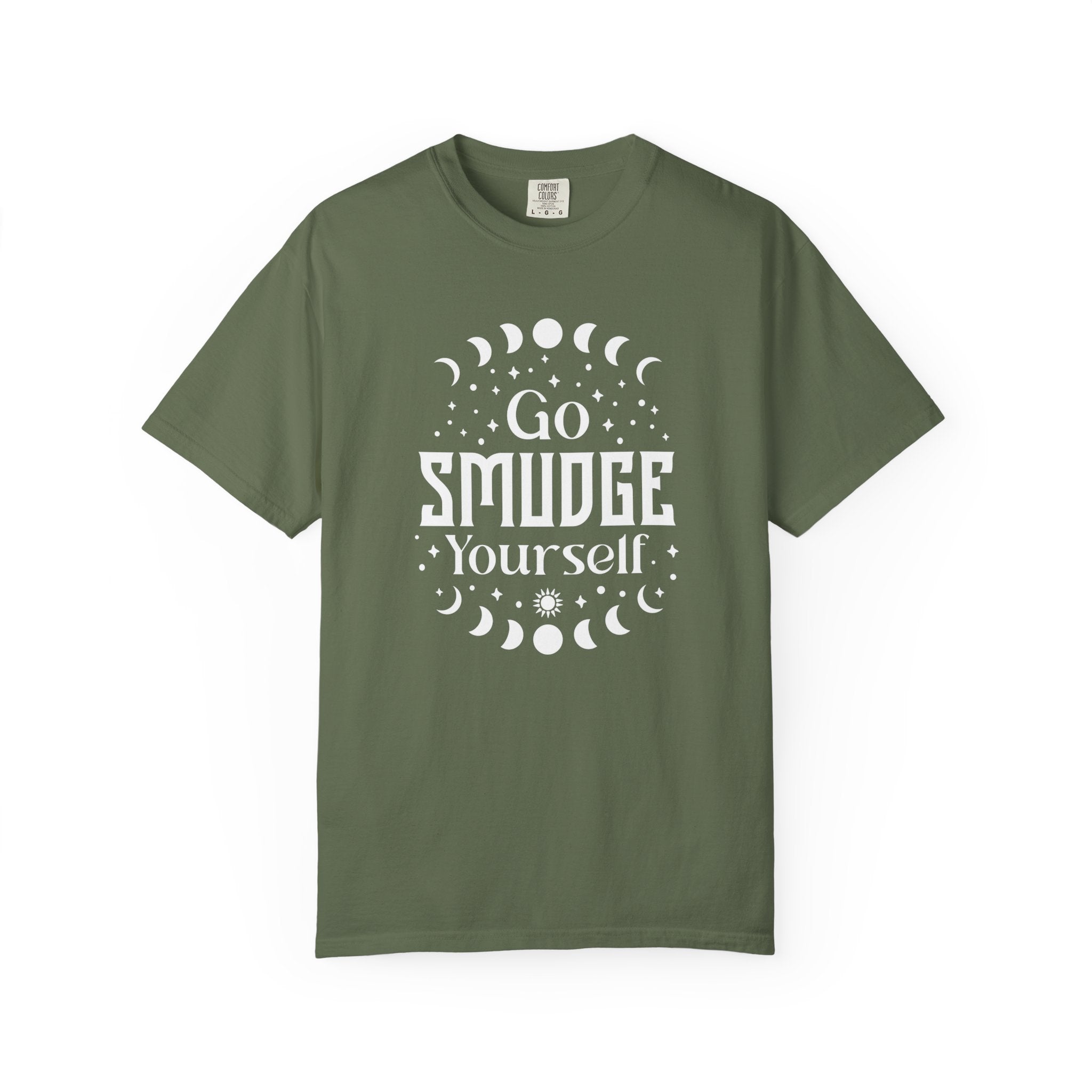 Go Smudge Yourself T-Shirt — Spiritual Moon Phase Tee