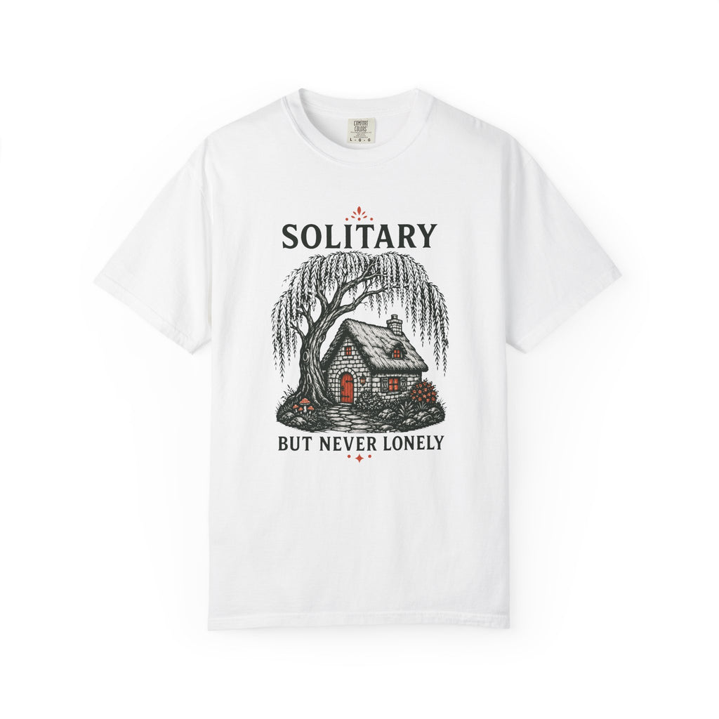 Solitary But Never Lonely Cabin T-Shirt