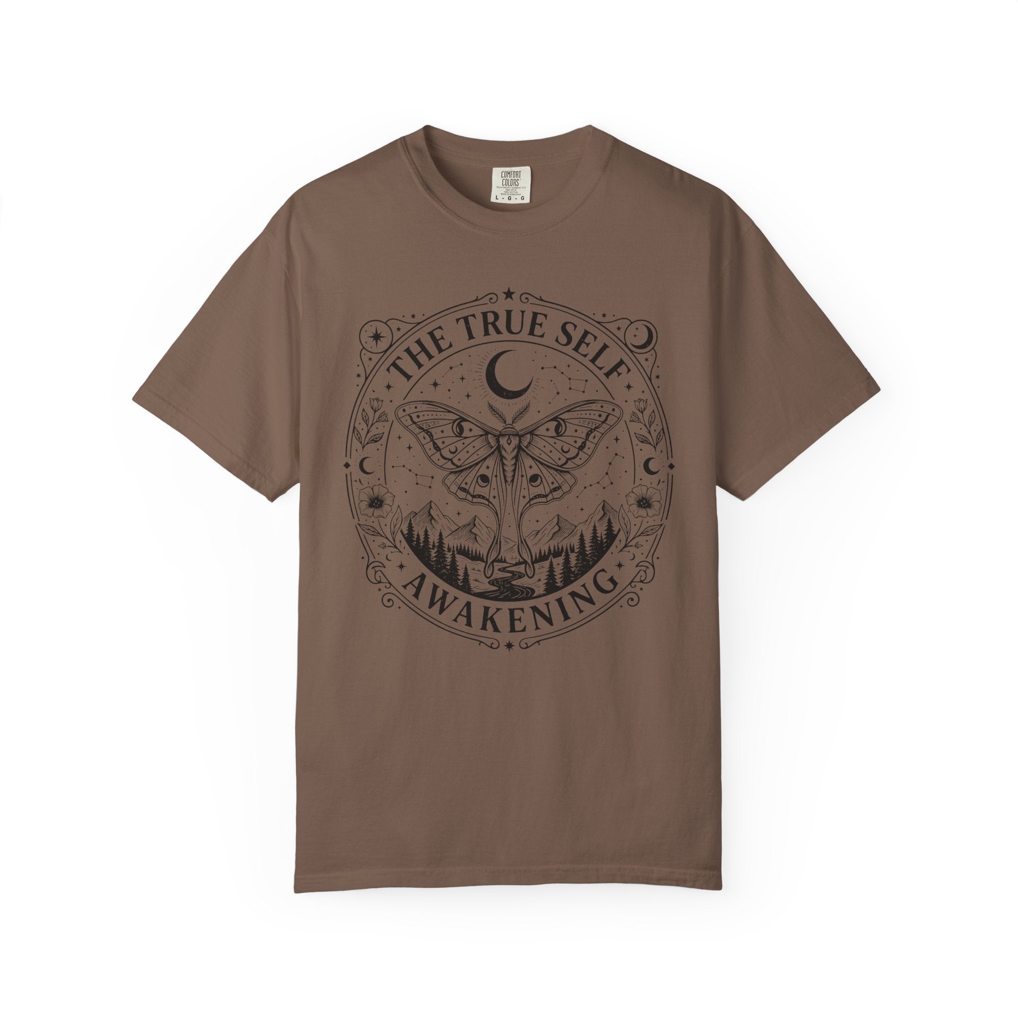 Mystic Moth T-Shirt - The True Self Awakening Graphic Tee
