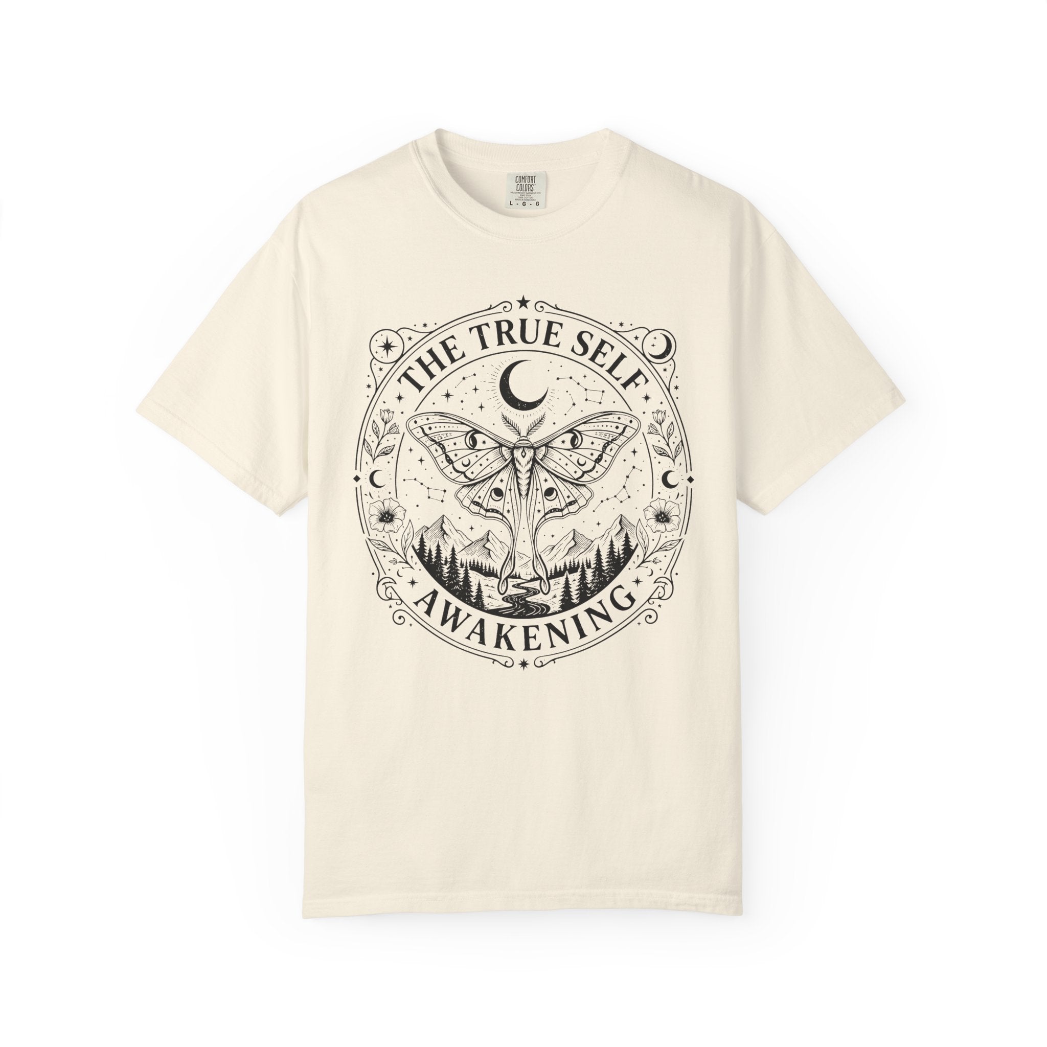 Mystic Moth T-Shirt - The True Self Awakening Graphic Tee
