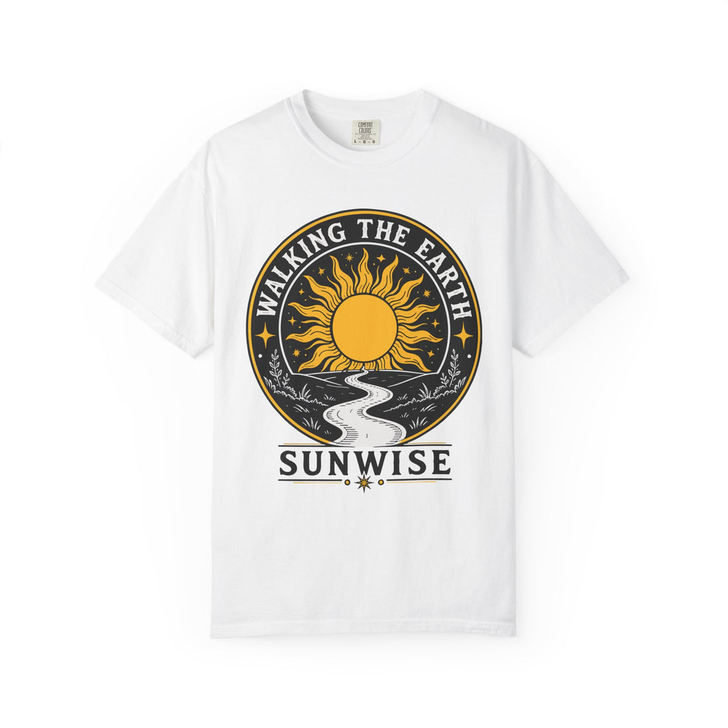 Walking the Earth Sunwise - Graphic T-Shirt - Vintage Nature Tee