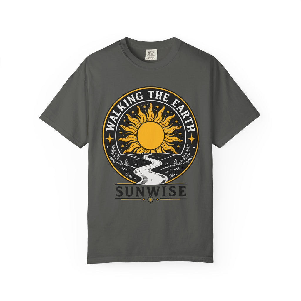 Walking the Earth Sunwise - Graphic T-Shirt - Vintage Nature Tee