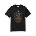 Botanical Moonflower T-Shirt - Vintage Floral with Roots Graphic