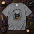 Stirring the Pot, Making It Magical - Witchy Graphic Tee -  Cauldron T-Shirt