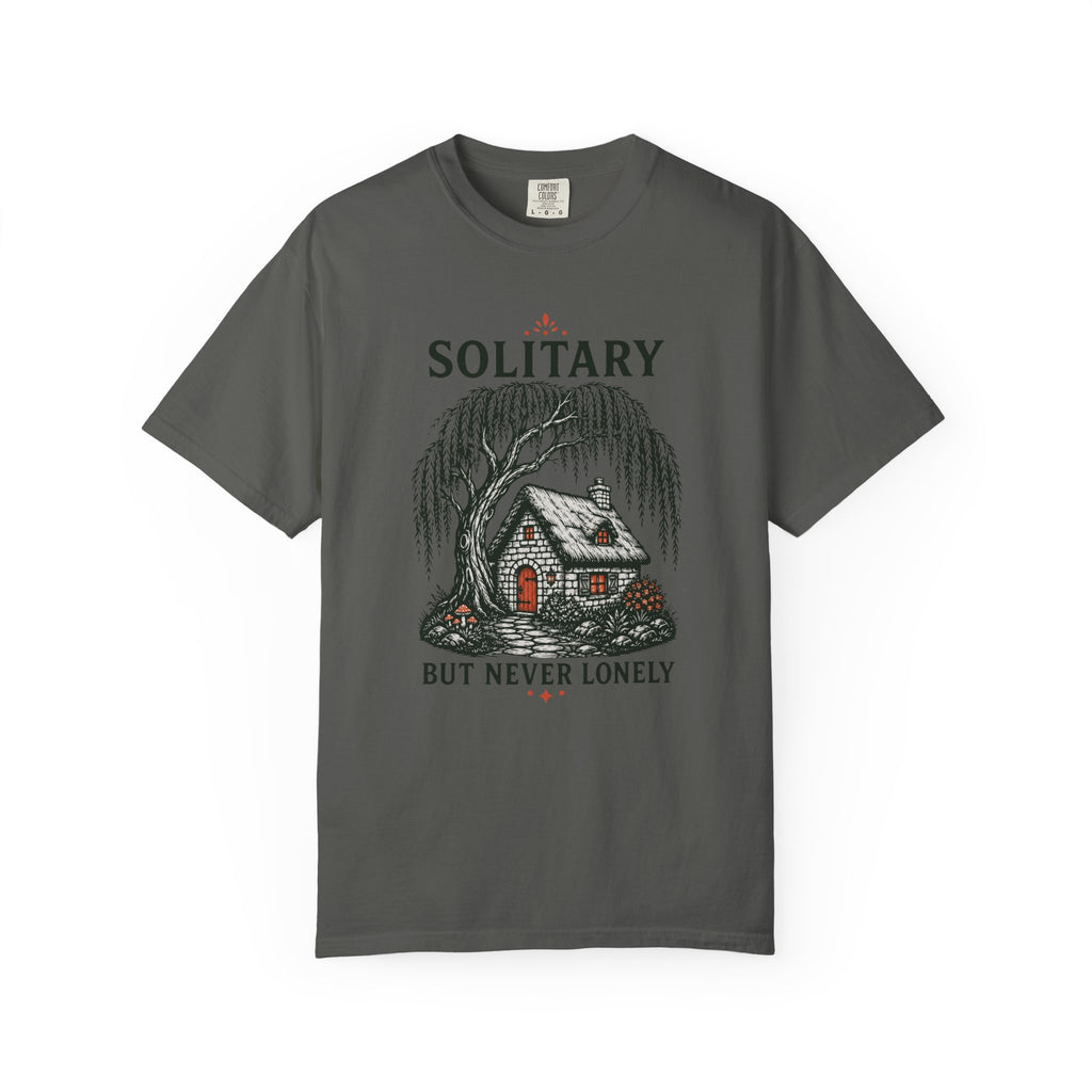 Solitary But Never Lonely Cabin T-Shirt