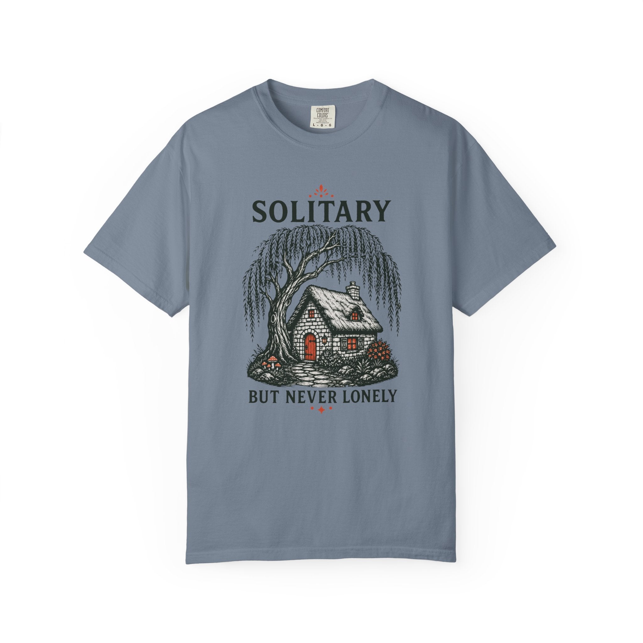 Solitary But Never Lonely Cabin T-Shirt