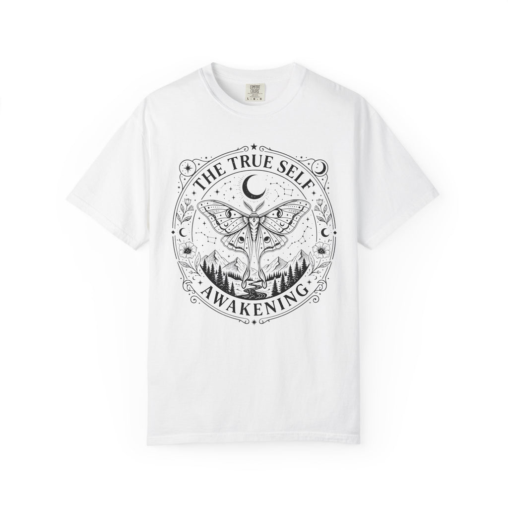 Mystic Moth T-Shirt - The True Self Awakening Graphic Tee