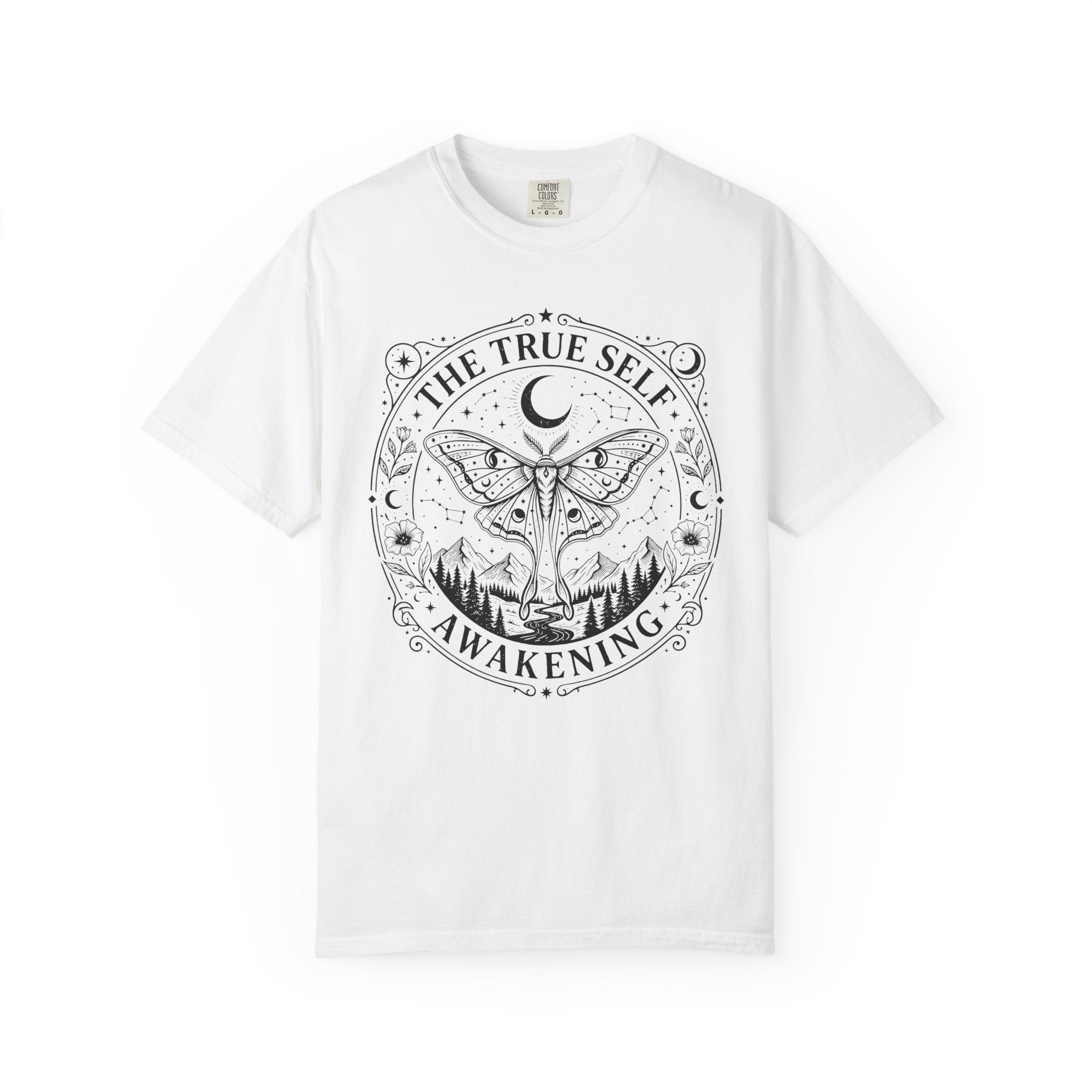 Mystic Moth T-Shirt - The True Self Awakening Graphic Tee