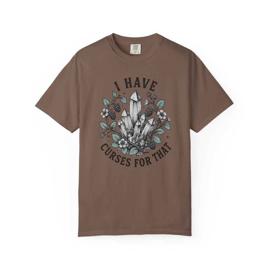 I Have Curses For That T-Shirt - Crystal Witchy Graphic Tee